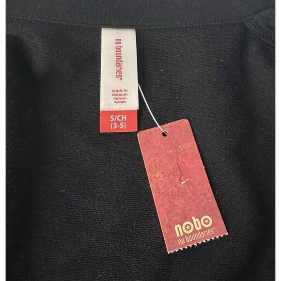 NEW No Boundaries Black Sequin Lapel Holiday Party Knit Blazer w/ Stretch S 3-5 - Picture 8 of 9